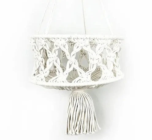Hanging Macrame Storage Organizer For Home - Leechoo